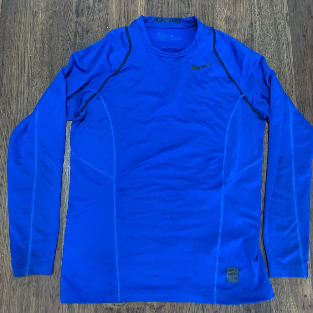 NIKE DRI-FIT BLUE COMPRESSION SHIRT! 🔥💙🔥